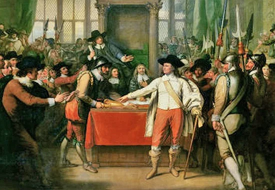 Oliver Cromwell: 'In the name of God, go!' speech dismissing Rump Parliament - 1653
