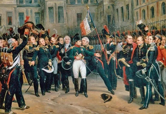 Napoleon Bonaparte: 'Soldiers of my Old Guard: I bid you farewell', Farewell to Imperial guard - 1814