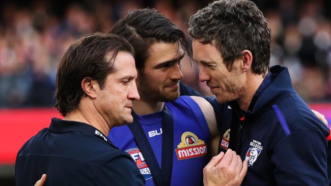 Luke Beveridge: 'This is yours mate, you deserve it more than anyone', AFL Grand Final - 2016