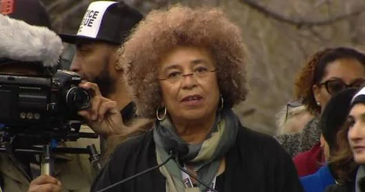 Angela Davis: "History cannot be deleted like web pages", Women's march - 2017