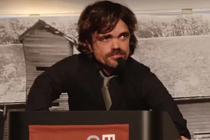 Peter Dinklage: 'I am happy to talk about the parallel lineages of the Targaryens and Lannisters later at the bar', Bennington College - 2012