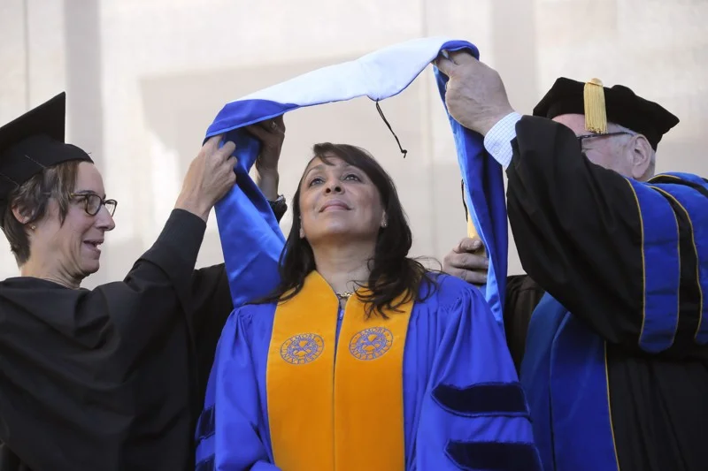 Natasha Trethewey: - 'In the words of Atlanta rapper T.I "Unhappy with the riches because you're piss poor morally"', Emory University - 2017