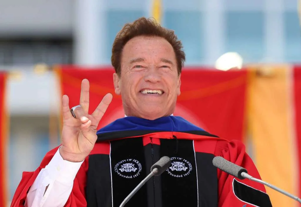 Arnold Schwarzenegger - 'None of us can make it alone', University of Houston - 2017