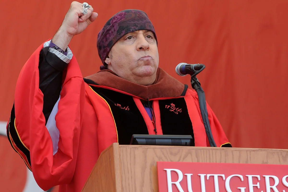 Steven van Zandt: - 'The way to succeed universally is to be as local and as authentic as possible', Rutgers University - 2017 