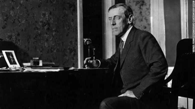 Woodrow Wilson: 'The world msust be made safe for democracy', Seeking Declaration of War - 1917