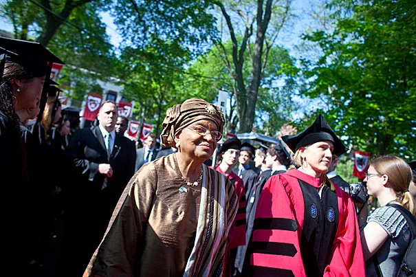 Ellen Johnson Sirleaf: 'If your dreams do not scare you, they are not big enough', Harvard - 2011