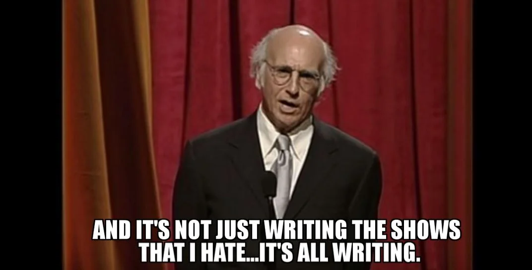 Larry David: "I not only hate writing the shows, I hate all kinds of writing", WGA Awards, Paddy Chayefsky Laurel Award - 2011