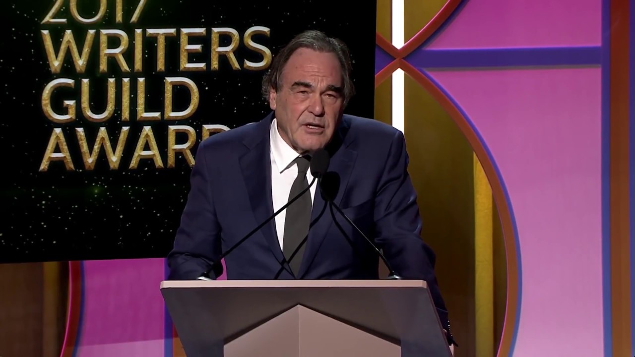 Oliver Stone: 'You don't have to fit in', Writers Guild of America - 2017