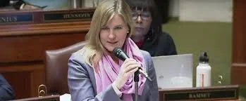Melissa Hortman: “I hate to break up the 100 percent white male card game in the retiring room, but I think this is an important debate' - 2017 