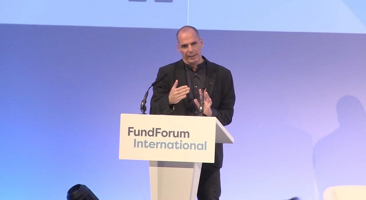 Yanis Varoufakis: 'The money market is not equilibrating savings and investments', Fund Forum International, State of Europe - 2017