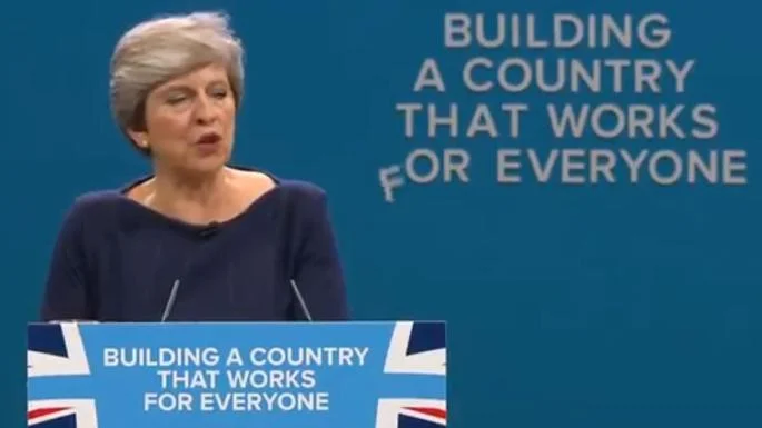 Theresa May: 'This Conservative Party must pledge to renew the British Dream in this country', Conservative Party Conference Speech - 2017 