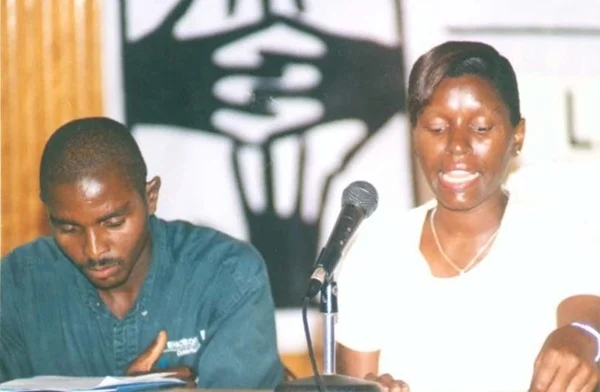 Nerlande Lahens: 'Yes, all human beings are people', Cange Declaration - 2001 
