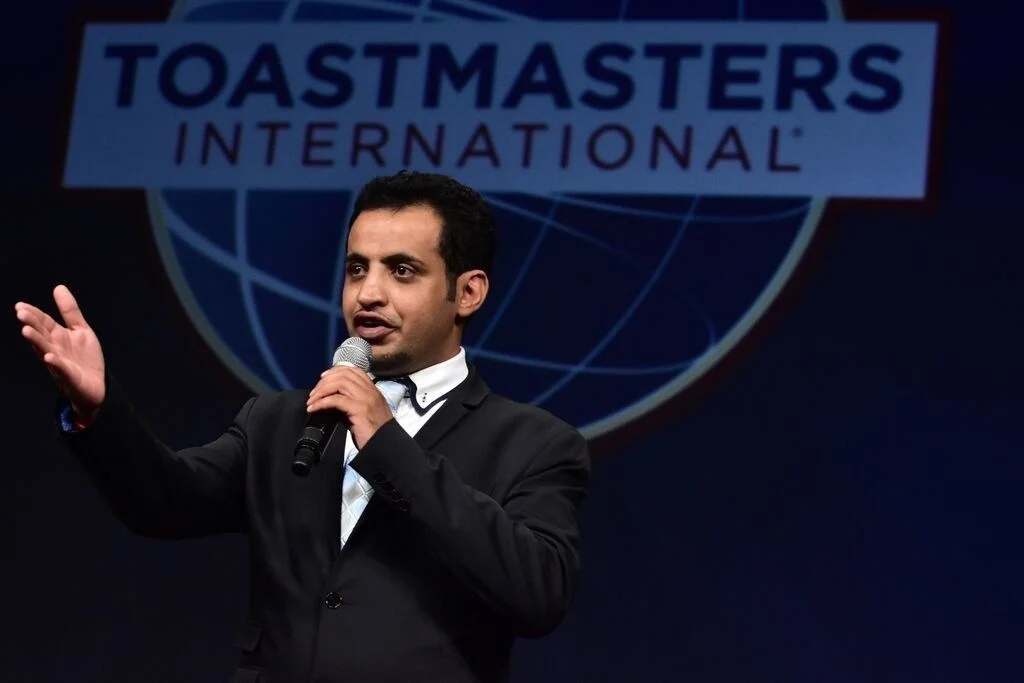 Mohammed Qahtani: 'Words are power, words could be your power', Power of Words, Toastmasters International - 2015
