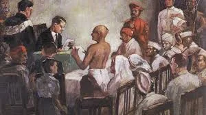 Mahatma Gandhi Non Violence Is The First Article Of My Faith Statement In The Great Trial 1922 Speakola