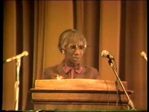 Shirley Chisholm: ;America has gone to sleep', Greenfield High School - 1983