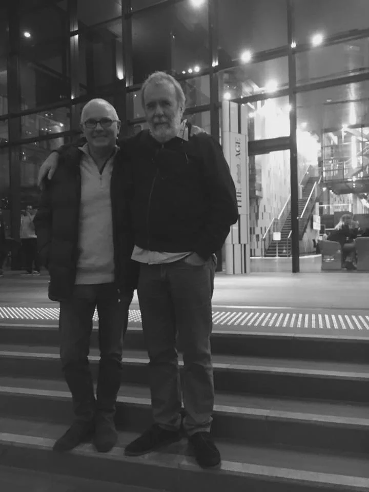 Micky and Martin leaving The Age.jpg