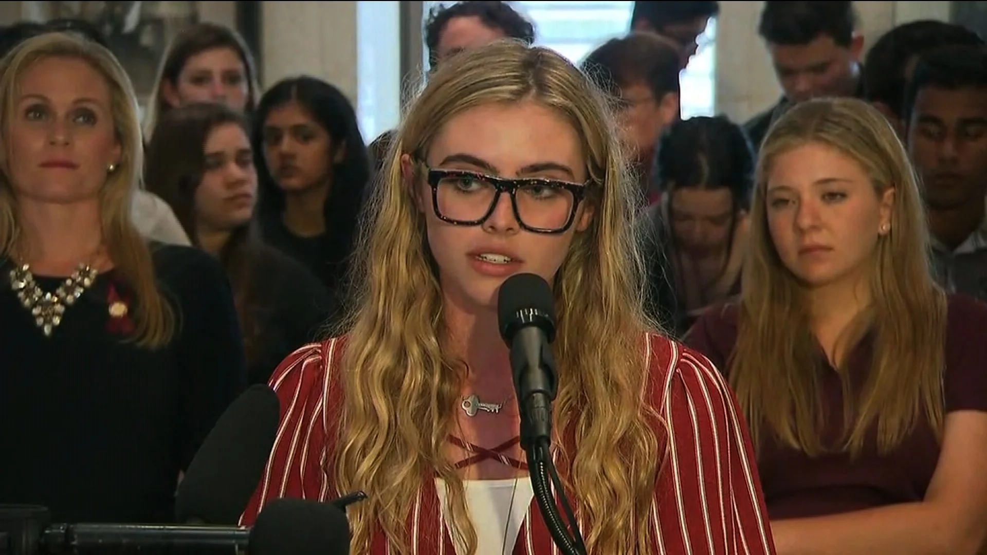 Delaney Tarr: 'Because we are coming after you', address to lawmakers - 2018