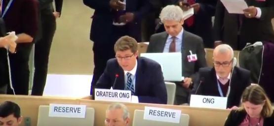 Daniel Webb: 'As we speak, there are 1800 innocent human beings including 150 children that the Australian Government has held in offshore camps for almost five years', UN Human Rights Council - 2018 