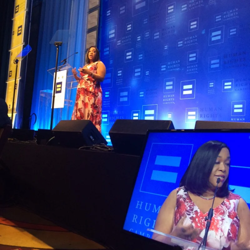 Shonda Rhimes: 'Your tribe is waiting. You are not alone', Human Rights Campaign - 2015