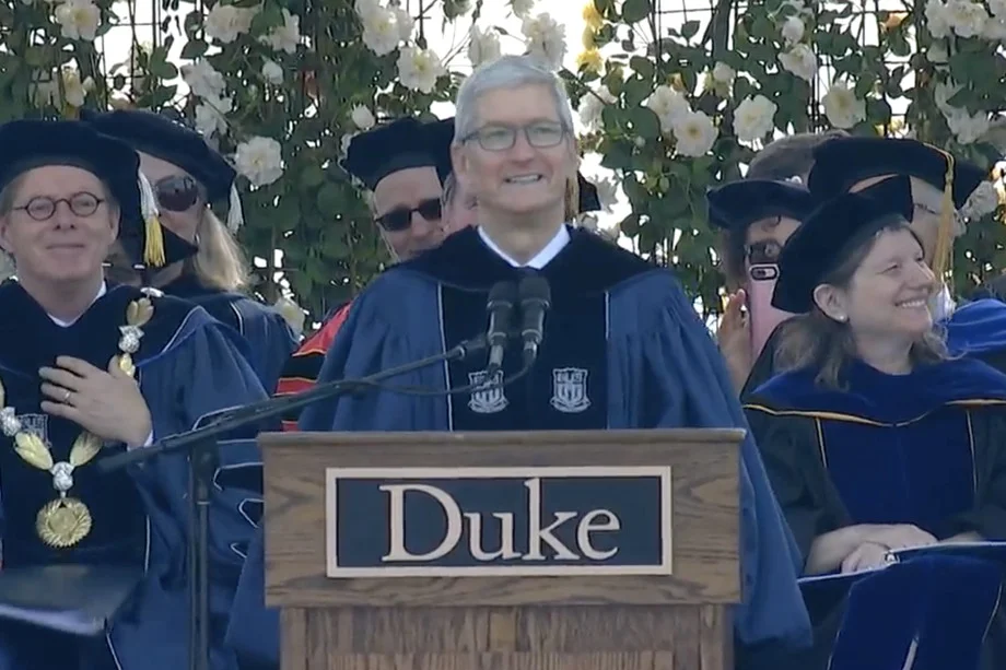 Tim Cook: - 'If you hope to change the world, you must find your fearlessness', Duke University - 2018 