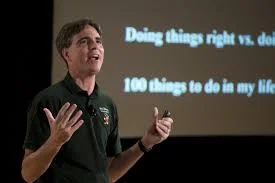 Randy Pausch: 'Time is all we have. And you may find one day you have less than you think', Time Management, Carnegie Mellon University - 2007