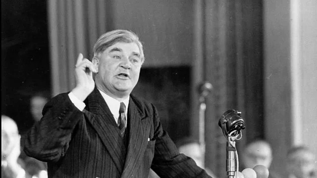 Aneurin (Nye) Bevan: 'I refuse to accept the insurance principle', Speech about NHS - 