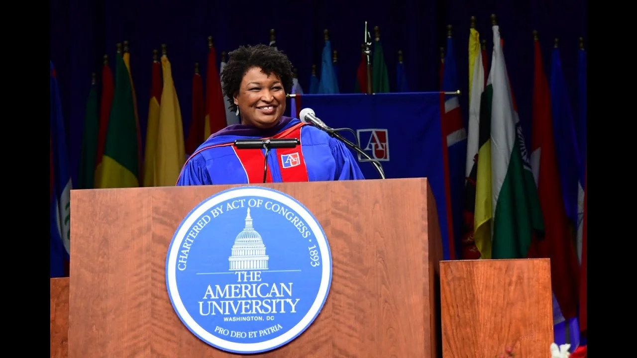 Stacey Abrams: 'You need to know what you believe', American University School of Public Affairs - 2019