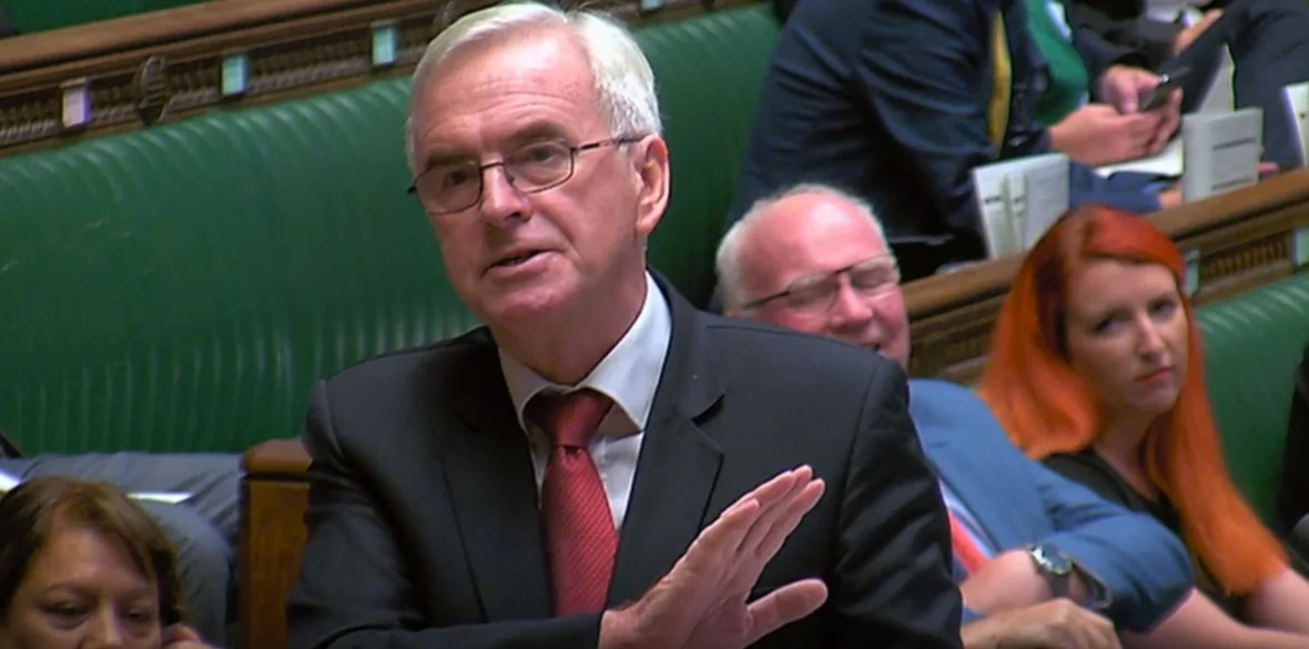 John McDonnell: 'A short-lived government that will go down in history for its unique combination of extremism and bumbling incompetence', Reponse to Spending Review - 2019 