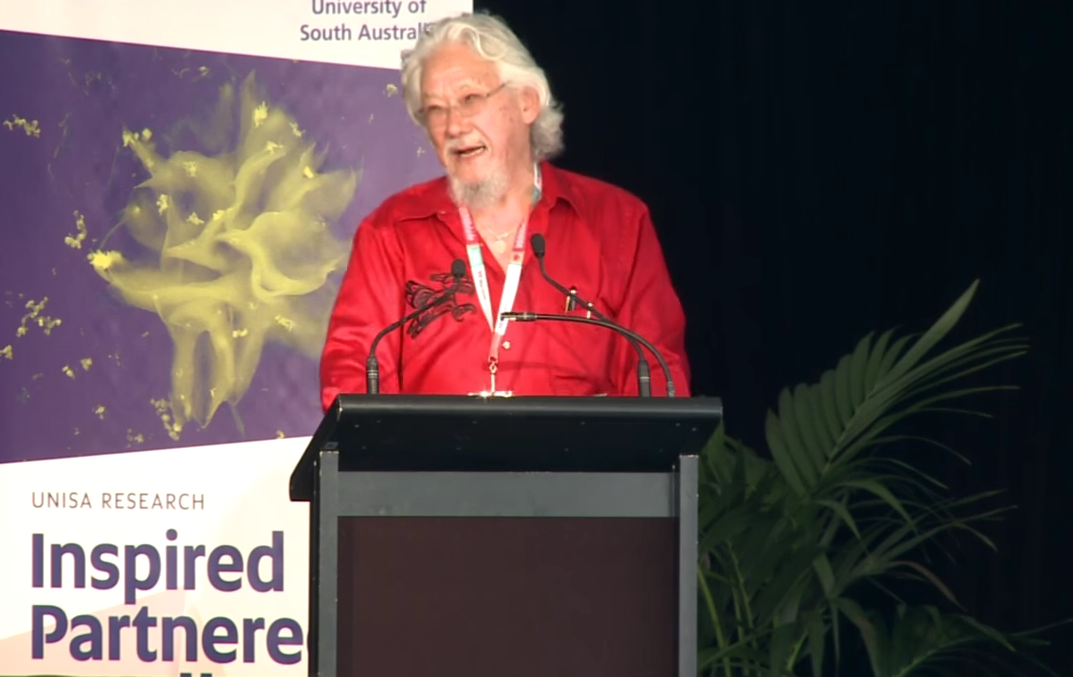 David Suzuki: 'Our comfort is paid for by the suffering of millions', WOMAdelaide Planet Talks - 2016 