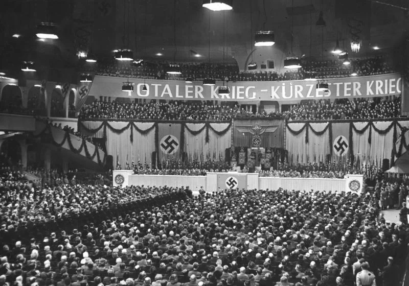 Joseph Goebbels: 'Nation, Rise up and let the storm break loose!!' Total War Speech - 1943