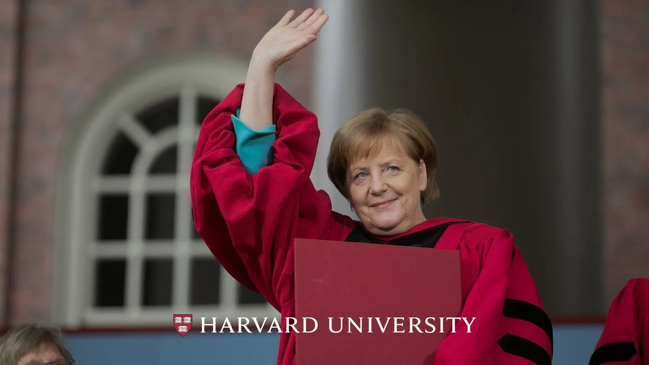 Angela Merkel: 'Letting go of the old is part of a new beginning', Harvard University - 2019