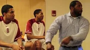 Ray Lewis: 'Because I’m pissed off for greatness' Stanford Cardinals Pre Game NIT SemiFinals - 2012 