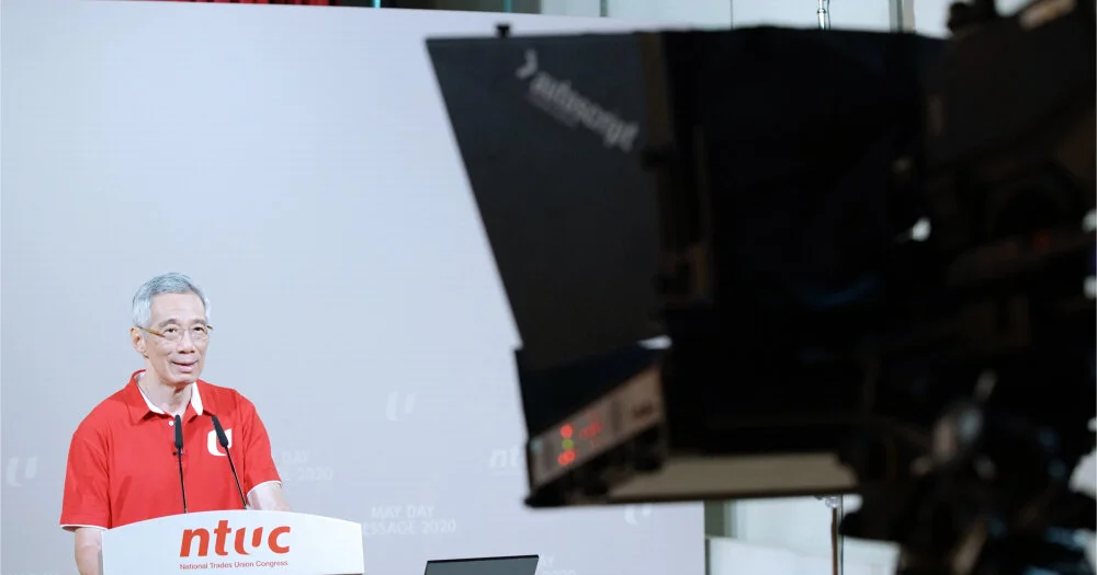 Lee Hsien Loong: 'But we are not a people who will shrink from struggle.', May Day address on COVID-19 - 2020
