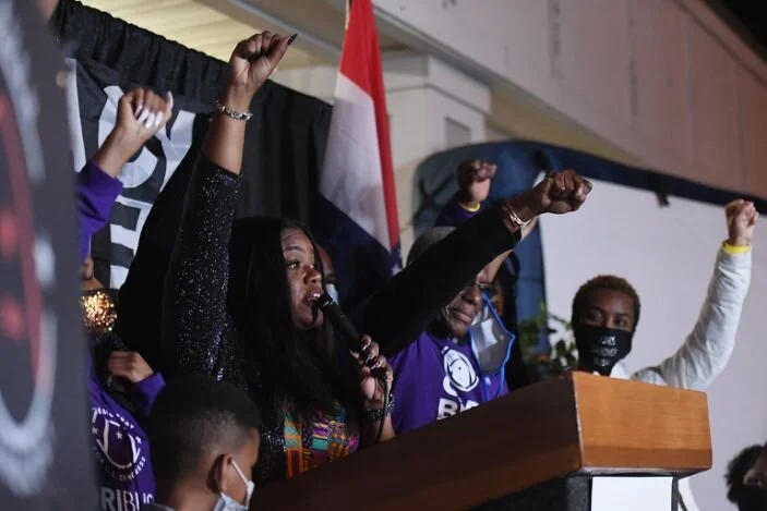 Cori Bush: 'This is our moment, and this is our time', Congressional district victory speech - 2020 
