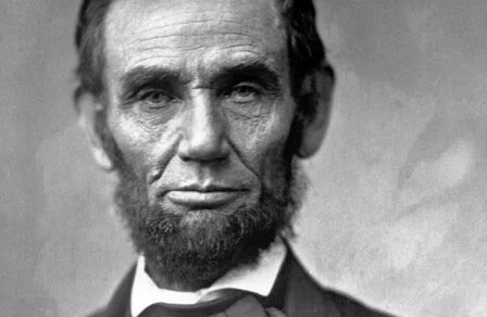Abraham Lincoln: 'Four score and seven years ago', Gettysburg Address - 1863