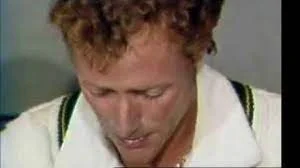 Kim Hughes ' I have  informed the Australian Cricket Board of my decision to stand down', resignation as captain - 1984