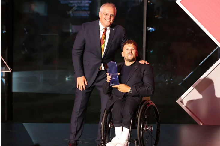 Dylan Alcott: 'I love my disability', Australian of the Year acceptance - 2022