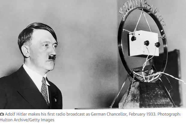 Adolf Hitler: 'We must overcome the demoralization of Germany by the Communists', first radio address as Chancellor - 1933