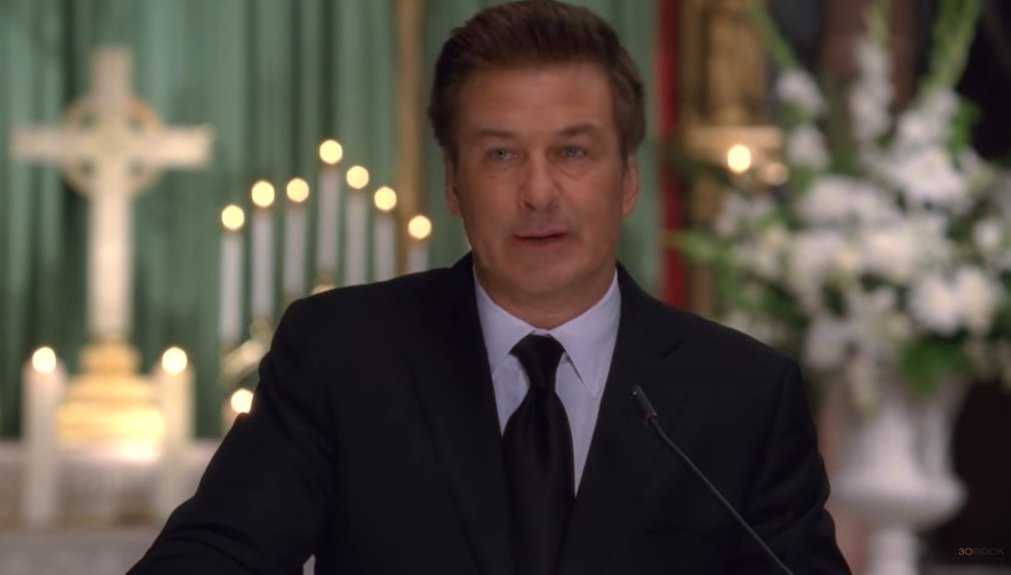Alec Baldwin (by Tina Fey): 'The greatest eulogy of all time', 30 Rock s7e8 - 2012