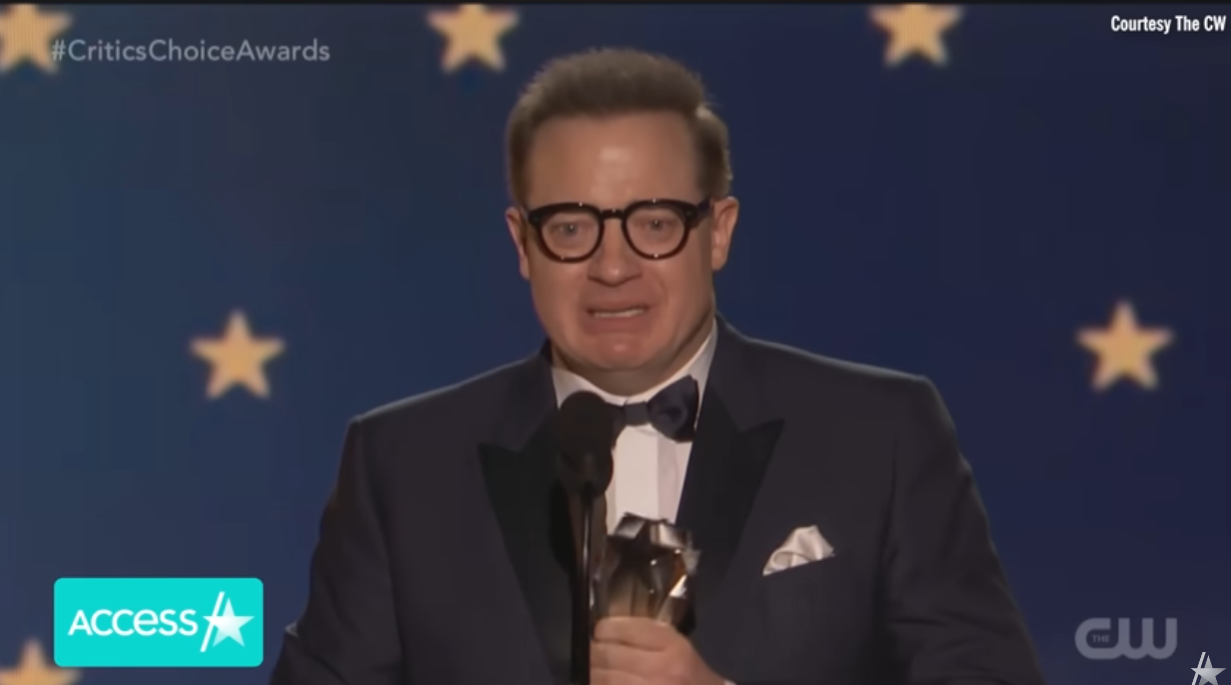 Brendan Fraser: 'Where were you for Furry Vengeance?', The Whale, Critics Choice Awards - 2023