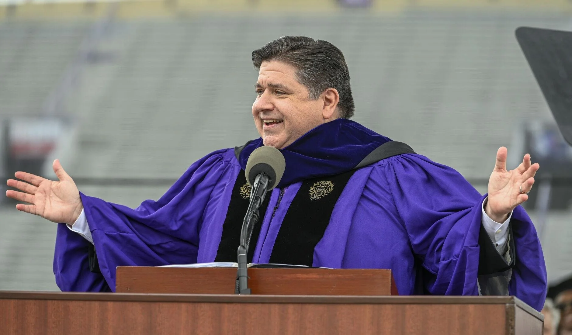 J.B. Pritzker: 'Don't trust idiots', Northwestern University -  2023