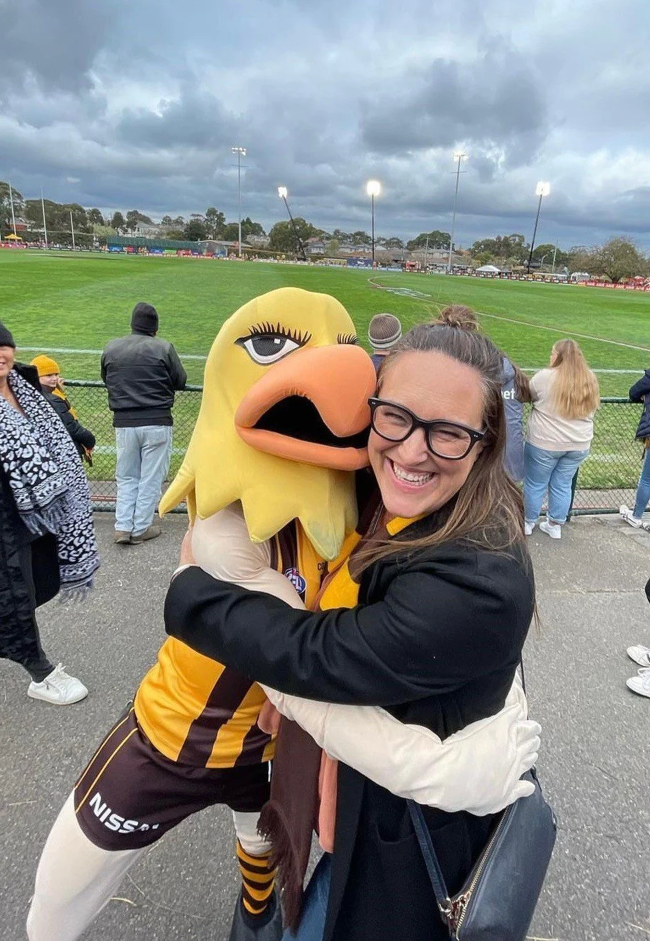 Emma Race: Do you love the Hawthorn Football Club or do you love just the men's team?' Hawks Insiders Live event - 2024