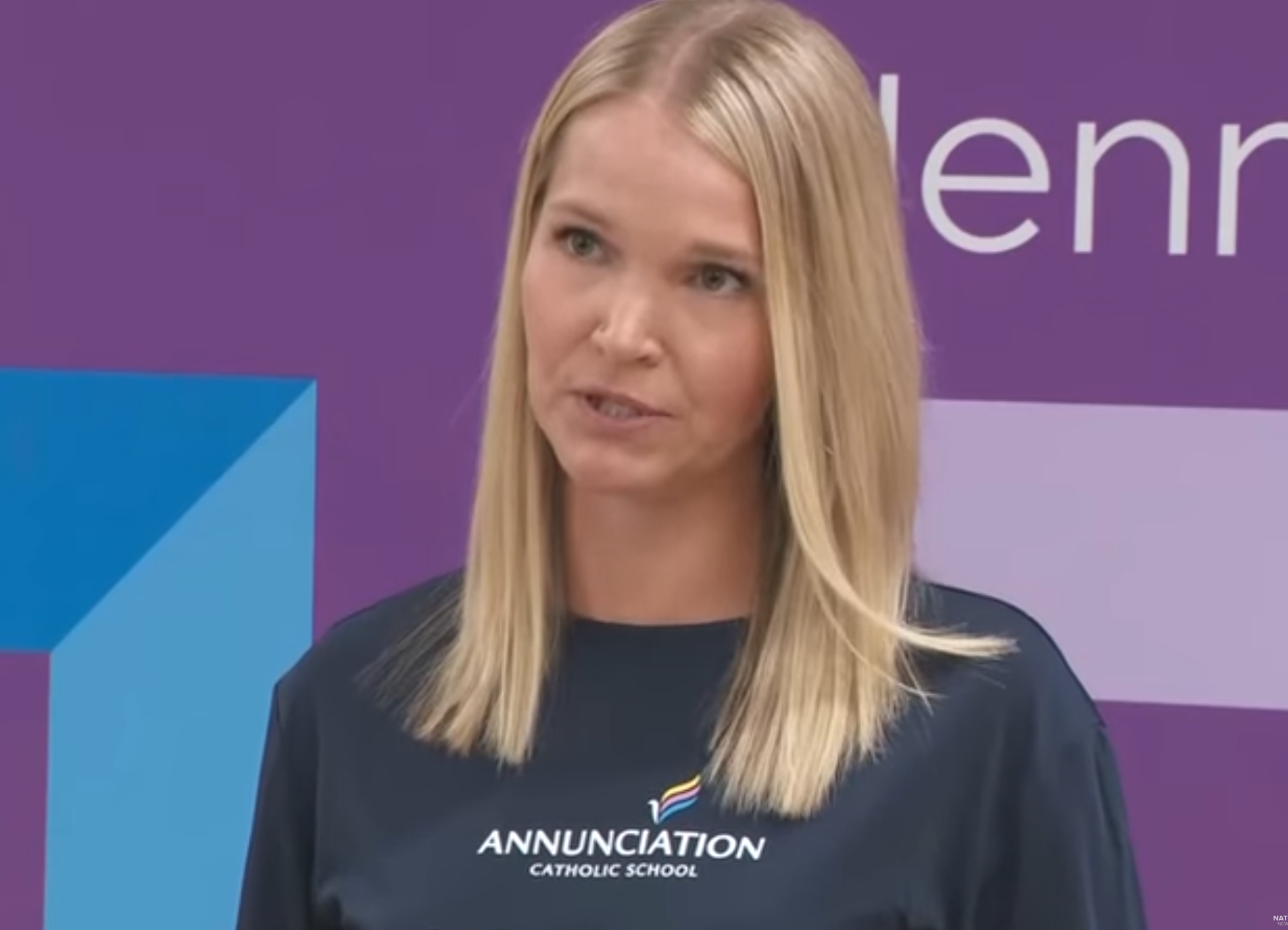 Malia Kimbrell: 'Those bullets didn’t care about politics, income, race, or religion', Speech following Minneapolis school shooting - 2025