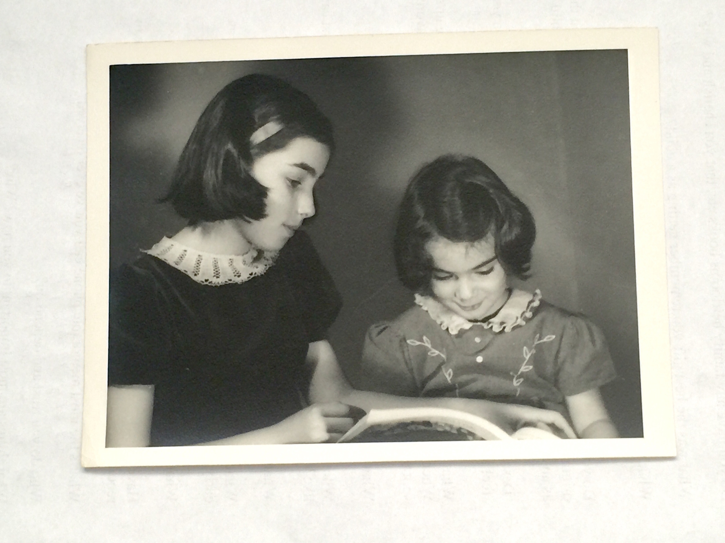  Siblings born during World War II, Ruth was the European child and Margaret Rose was the American child.    memory prompt:  Do you have a sibling whose childhood differed from yours?  