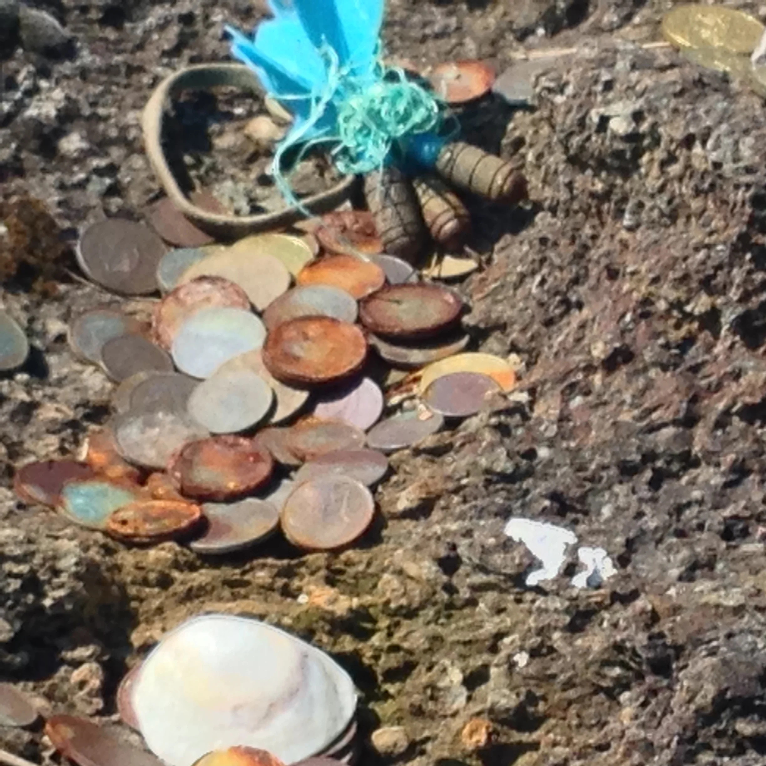 Offerings left for the Hag of Beara