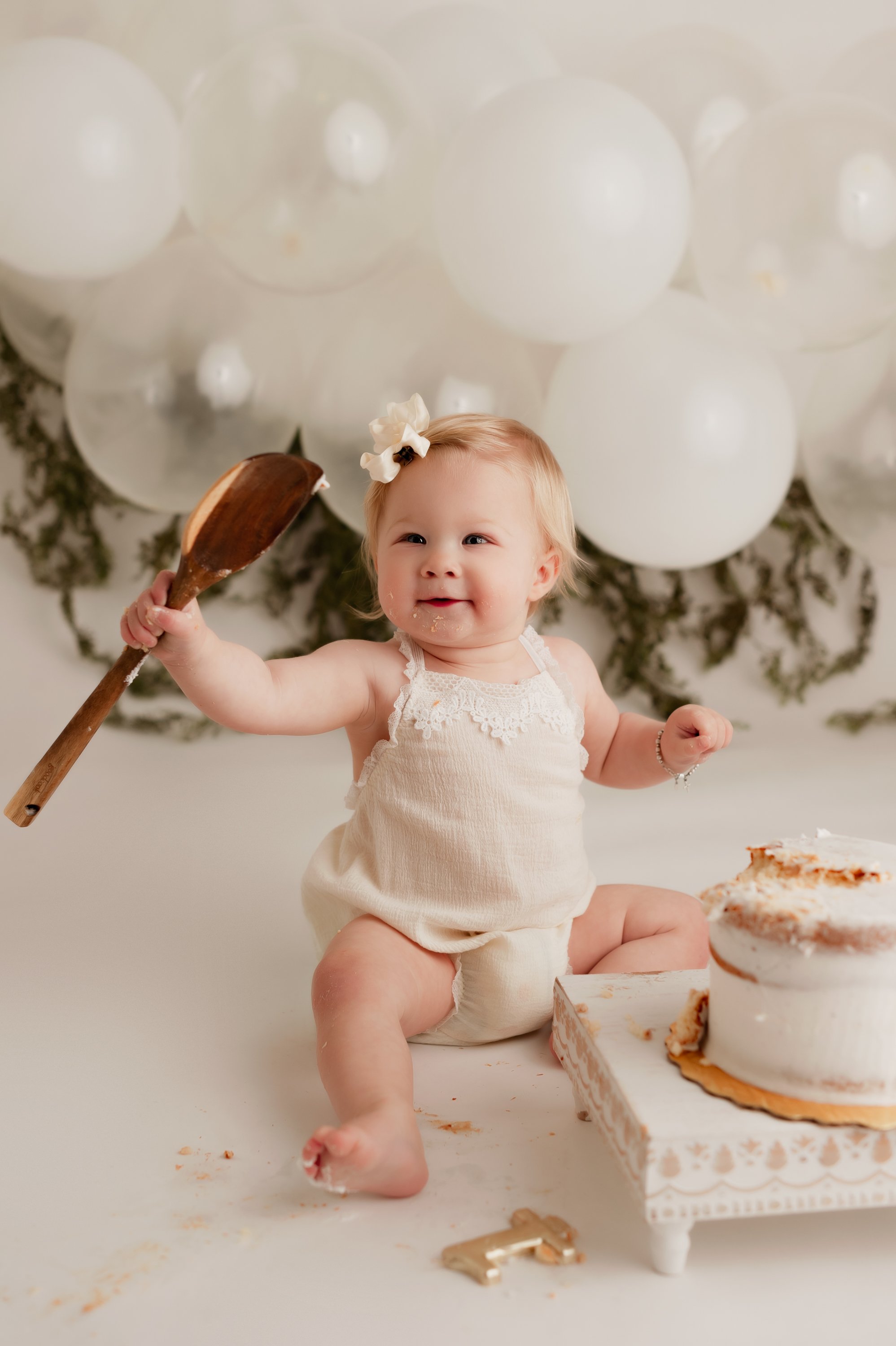 Premium AI Image  A Baby Enjoying a Gentle Rock in a Cozy Cradle