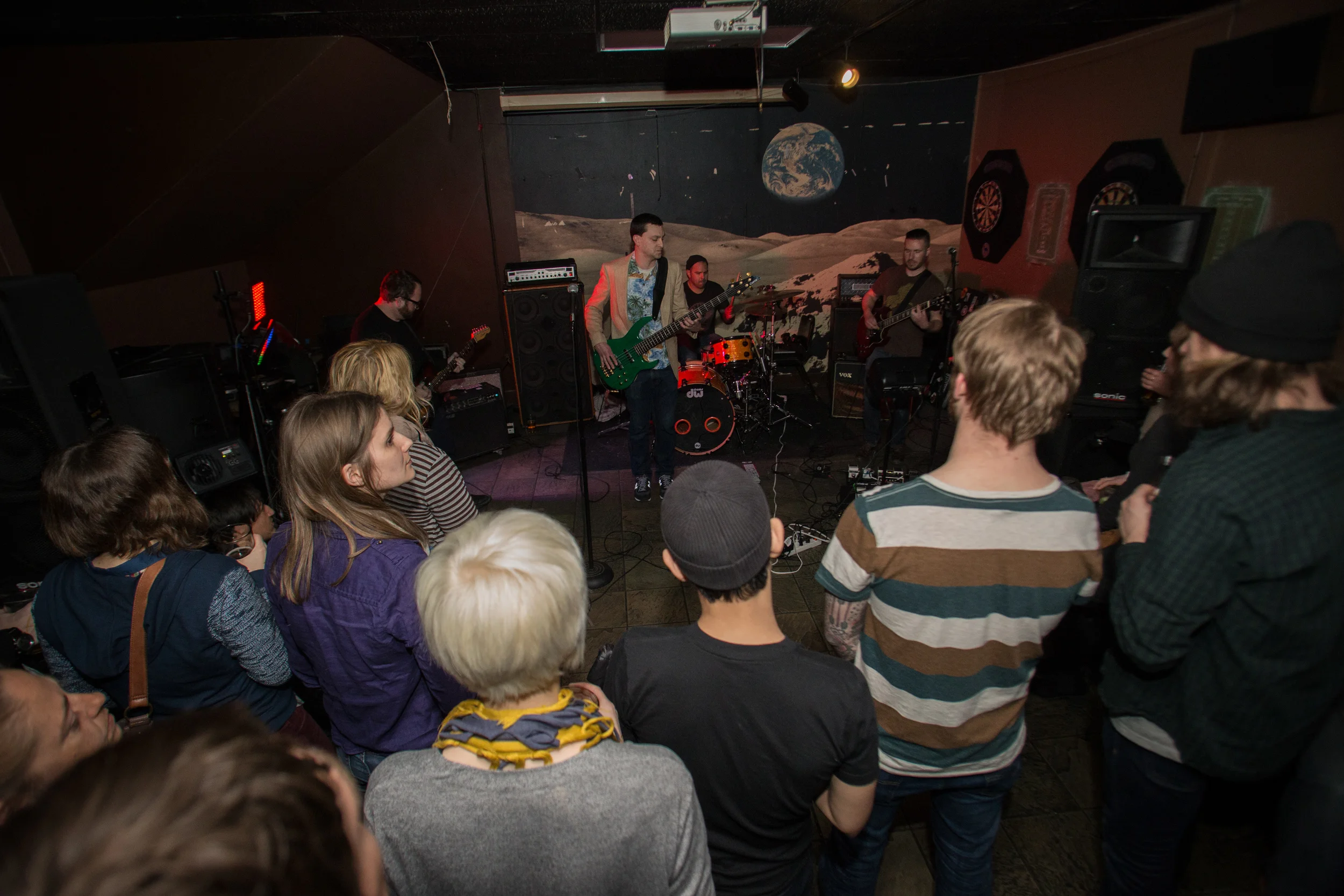 Live music in The Moon Room at Landmark Lanes