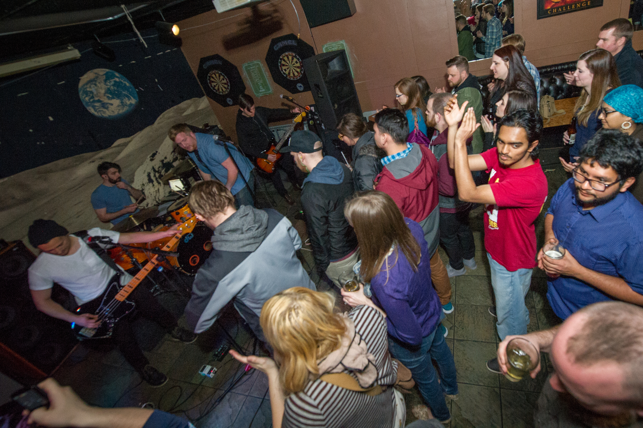 Live music in The Moon Room at Landmark Lanes