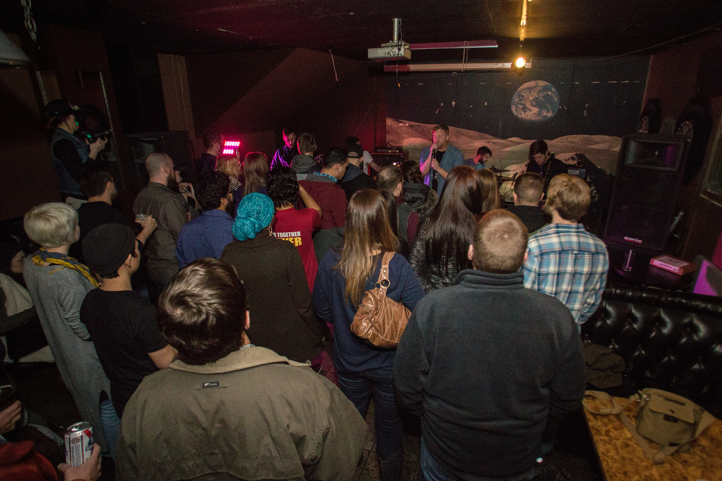 Live music in The Moon Room at Landmark Lanes