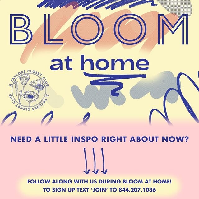 Need a little Inso right now? It's OK, we do too. ⁠
⁠
If your heart desires, we'd love to have you over at #bloomathome. Sign up for our weekly texts that include nothing but some love and encouragements meant to lift your spirits during this time. ⁠